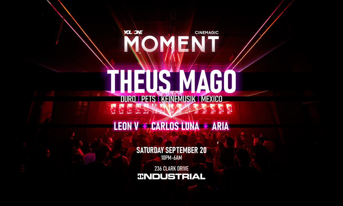 MOMENT Series: Theus Mago in INDUSTRIAL 236 Main Room